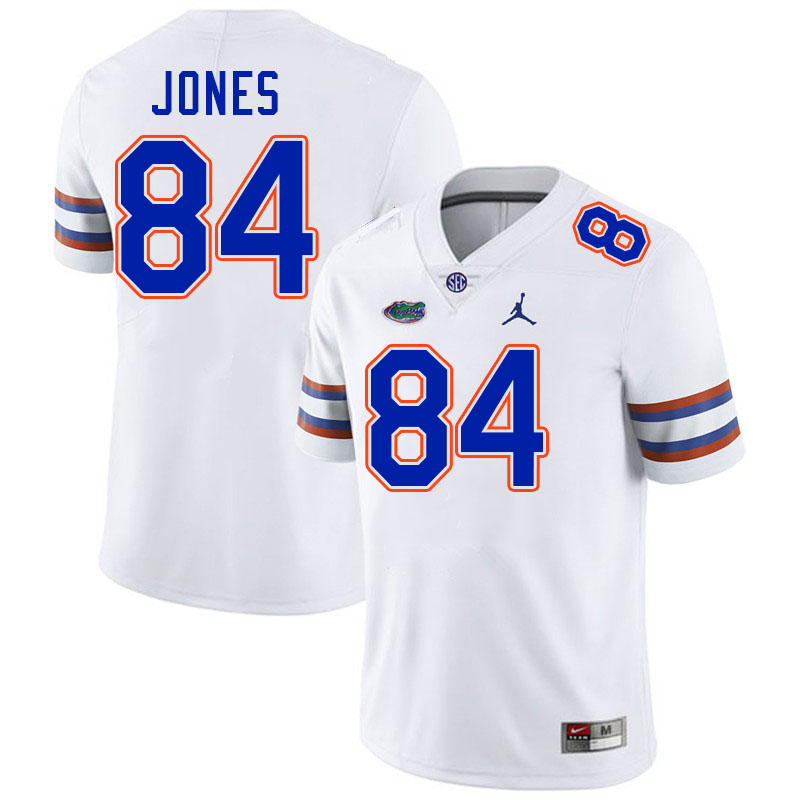 Florida Gators #84 Micah Jones College Football Jerseys Stitched-White